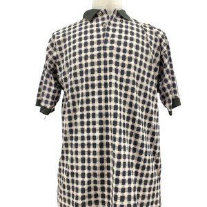 Vintage Club Fellow Men's Multicolor Short Sleeve Polo Shirt Golf Size XL 90's